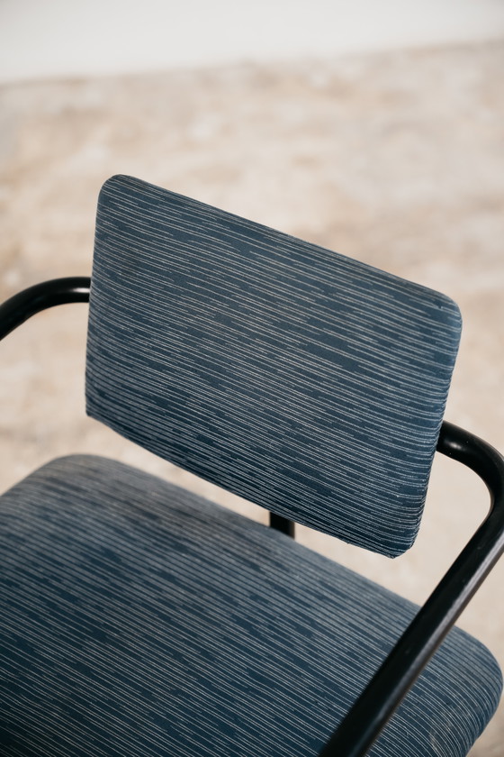 Image 1 of Vintage minimalistische postmoderne fauteuil, modern design uit de jaren 80