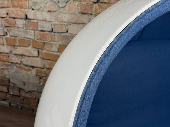 Eero Aarnio Originals Ball Chair – Blue | Eero Aarnio – Armchairs, Other, Textile, Vintage (photo 13 of 16)
