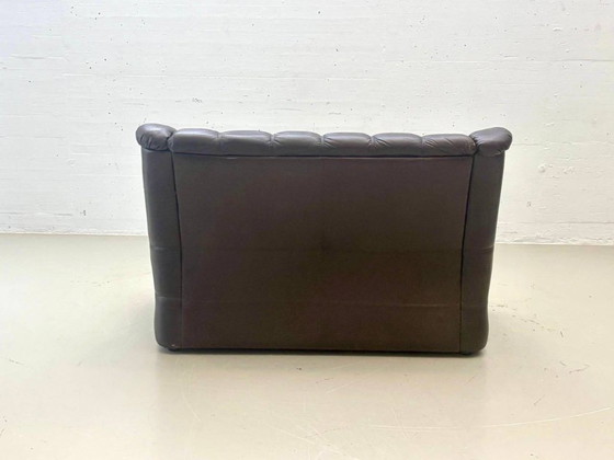 Vintage leather sofa, 1970s – 2 seaters (photo 11 of 13)