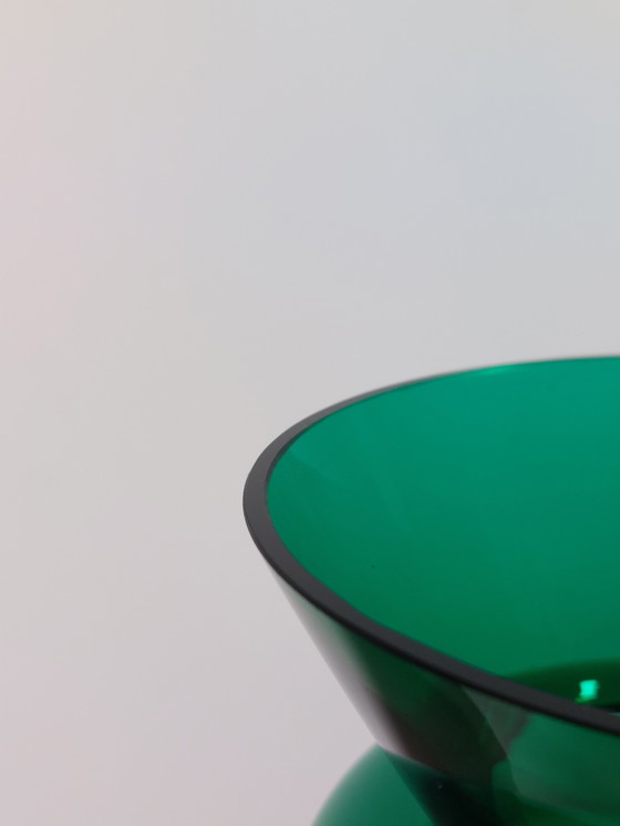 Image 1 of Vase sculptural vert vintage Ritzenhoff, design Dieter Sieger, style Memphis