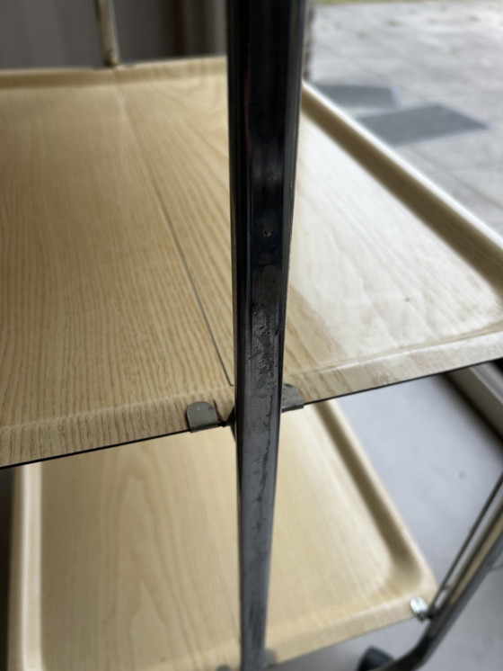 Image 1 of Vintage Folding Serving Trolley