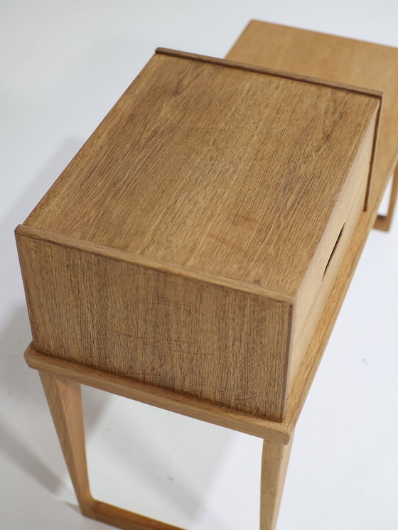 Image 1 of Kai Kristiansen Flurschrank mit Spiegel Aksel Kjersgaard Eiche