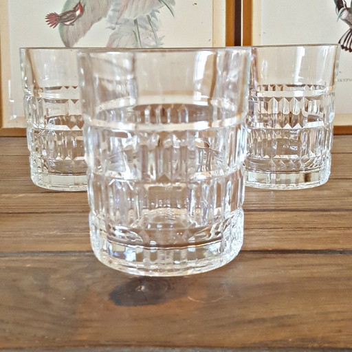 6 Prefontaine Whisky and Water Glasses from the 80s