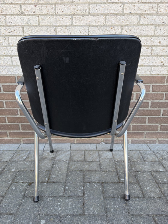 Image 1 of 2 vintage buisframe stoelen Gebroeders de Wit Gispen midcentury 