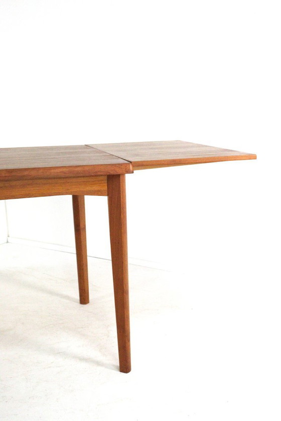 Image 1 of Table de salle à manger rectangulaire à rallonge Vejle vintage danois