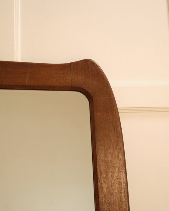 Image 1 of Miroir organique en bois - 1960s