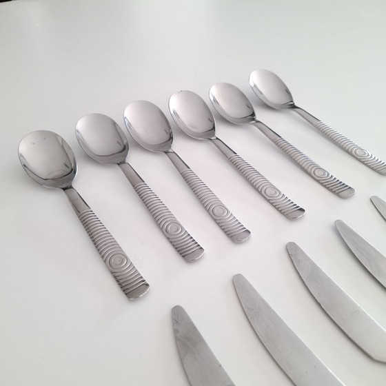 Vintage Cutlery Set Vinjett Ikea 80s Memphis Milano – rvs (photo 5 of 6)