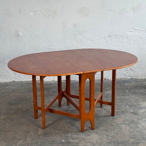 Vintage Teak Gateleg Drop-Leaf Dining Table by Jentique, 1960