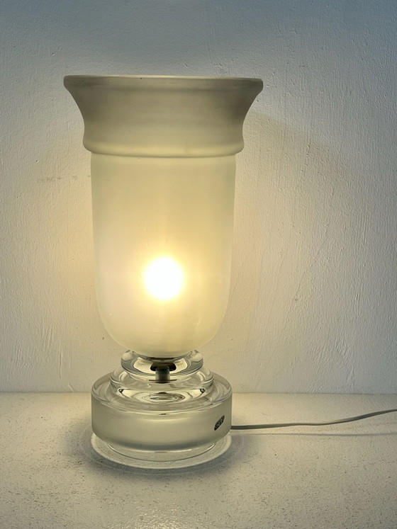 Lampada vintage Saphir in vetro spesso, Lampade da tavolo, Trasparente (foto 2 di 9)