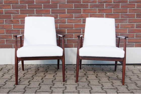 Image 1 of Lisek 300-190 armchairs, designed by H. Lis, Poland, 1960s. 