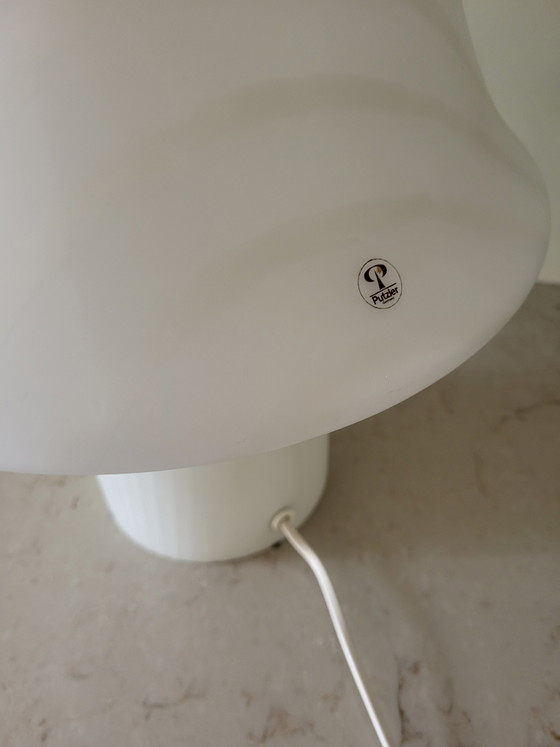 Peill & Putzler "Zebra" Mushroom Lamp (L - 37cm) – With 100% Intact Sticker – Table lamps, Glass (photo 4 of 5)