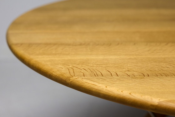 Image 1 of HANS J. WEGNER PP75 DINING TABLE IN OAK WITH ELEVEN OAK CH36 DINING CHAIRS