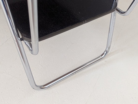 Image 1 of Carro de servicio de acero tubular Bauhaus de Robert Slezák, años 30