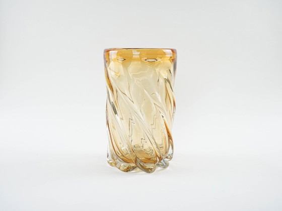 Image 1 of Art glass vase, Italian design, 1960s, production: Italy