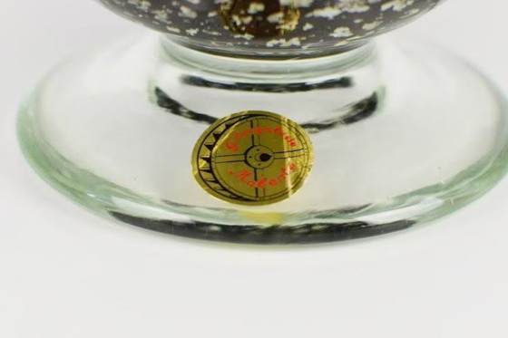 Image 1 of Vintage Mondgeblazen Glazen Schaal