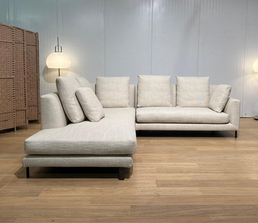 Canapé d'angle Minotti Allen, récemment retapissé