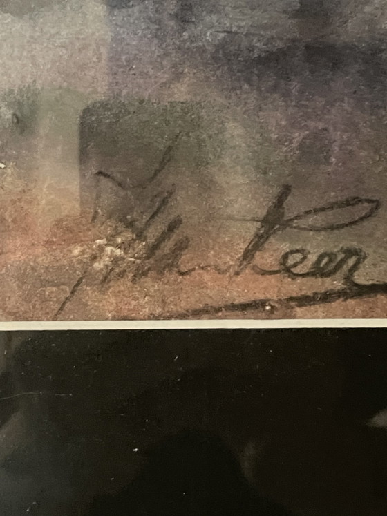 Image 1 of Dos estudios de desnudos enmarcados y firmados por Veer, un conjunto de dos piezas procedentes de una herencia.