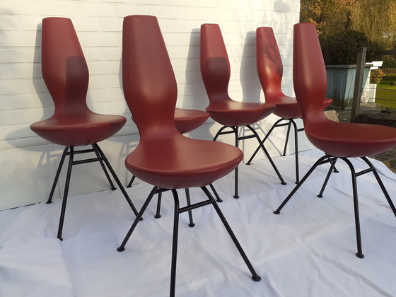 Image 1 of 6x Vintage Stokke 'Date' Chairs , Design Olav Aldoy , Sweden 1990'S