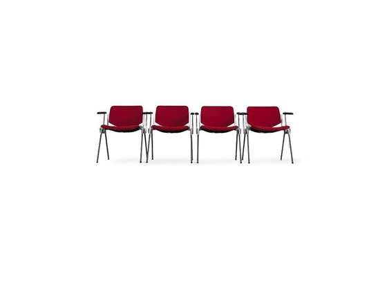 Image 1 of Set van 4 Castelli stoelen, Giancarlo Piretti fauteuils, vintage stijl