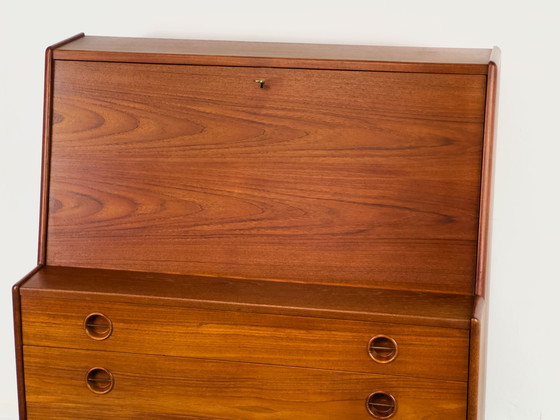 Image 1 of Secretary In Teak By Arne Hovmand Olsen For Mogens Kold, 1960S