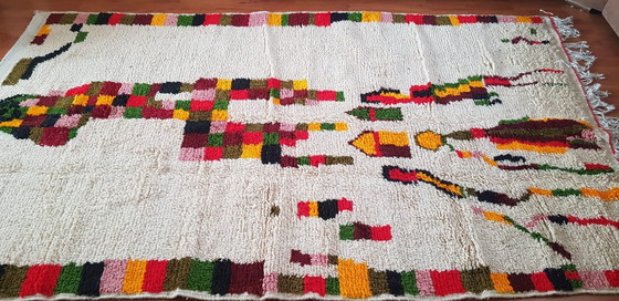 Image 1 of Handgeknoopt Berber kleed wol 255x150cm
