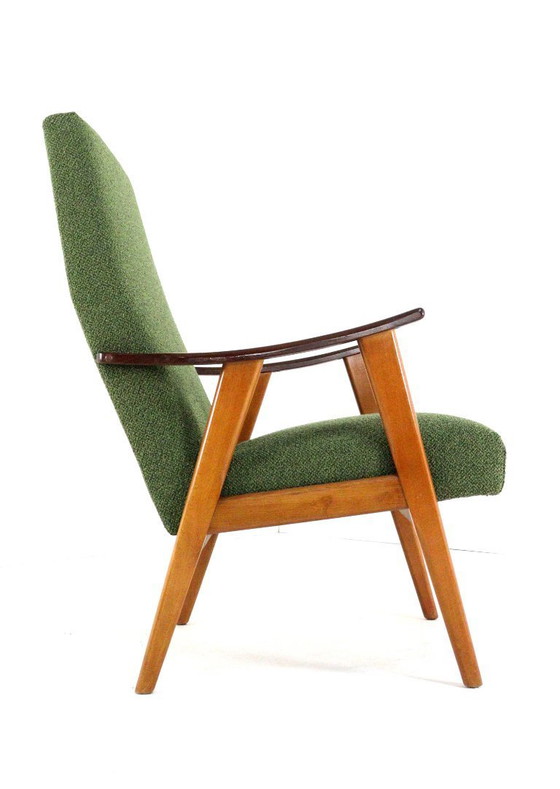 Image 1 of Dutch armchair 'Bergen' vintage upholstered