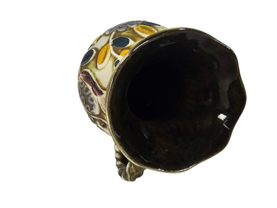 Image 1 of Bay Keramik - modelo 63-24 - W-Alemania - decoración floral - años 60