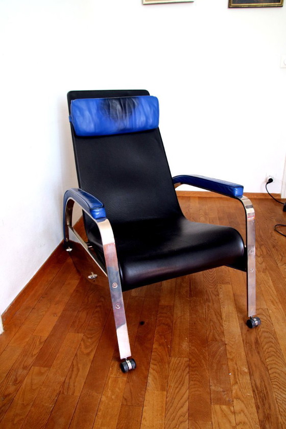 Image 1 of "Grand Repos" D80 Loungestoel voor Tecta van Jean Prouvé, jaren 80