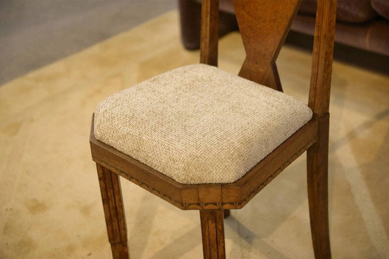 Pair of Art Deco chairs attributed to Baptistin Spade 1930s – Dining chairs (photo 3 of 12)