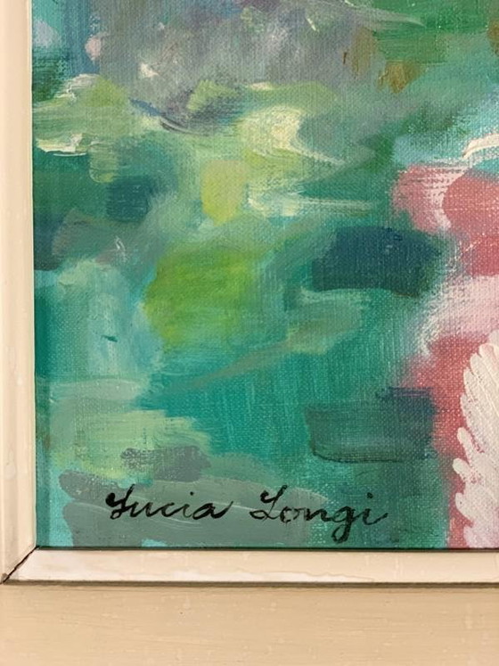 Lucia Longi, Portrait d'une jeune femme, Huile sur toile, années 1950 – Peintures et dessins (photo 7 of 16)