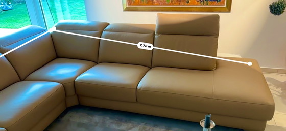 Image 1 of Eck-Couch // elekr. Fuß-& Kopfteil // elektr. Sitzheizg // neuwertig