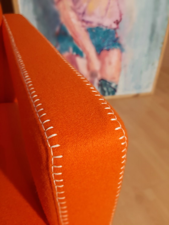 Image 1 of Cassina Utrecht 637 Nuovo mai usato in panno di lana Ruggine arancione (Serie 13L) Punto cavallo