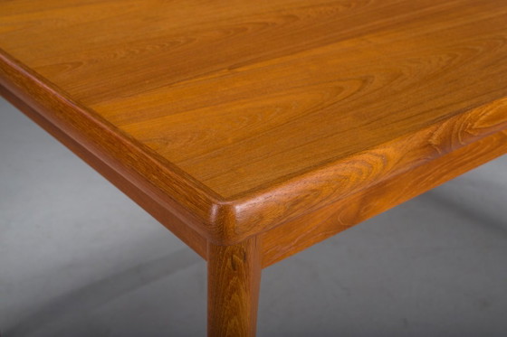 Image 1 of Danish Extendable Dining Table in Teak by Henning Kjærnulf for Vejle Møbelfabrik, 1960s