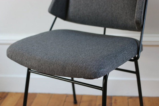 Image 1 of Série de 6 chaises modernistes vintage Raphael Raffel, 1950