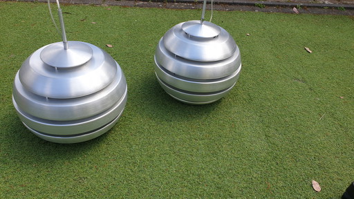 Lampes suspendues vintage (Eglo Mercure)