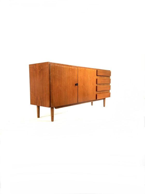 Vintage teak sideboard/TV cabinet '60 – Wood, Metal (photo 4 of 13)