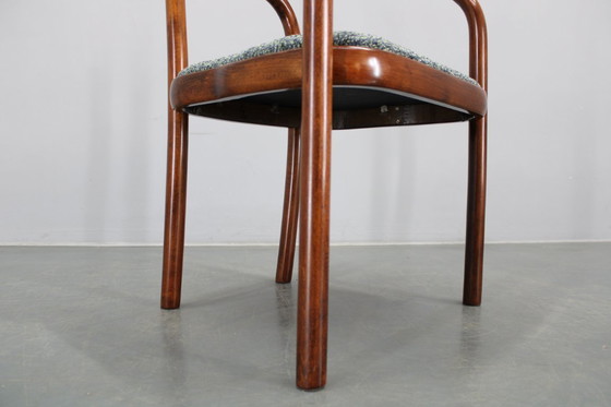 Image 1 of Sedia laterale restaurata in legno di faggio Antonin Suman degli anni '70 di Ton, Cecoslovacchia