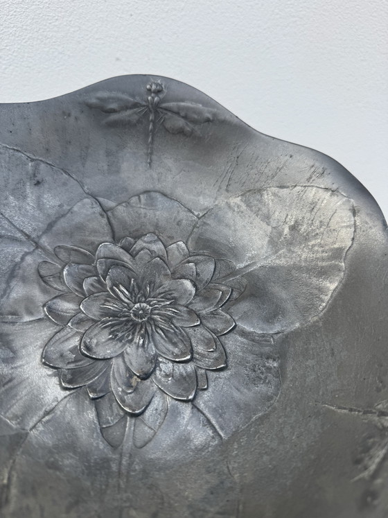 Art Nouveau Pewter Bowl Kayserzinn – Decorative Objects, Metal (photo 10 of 11)