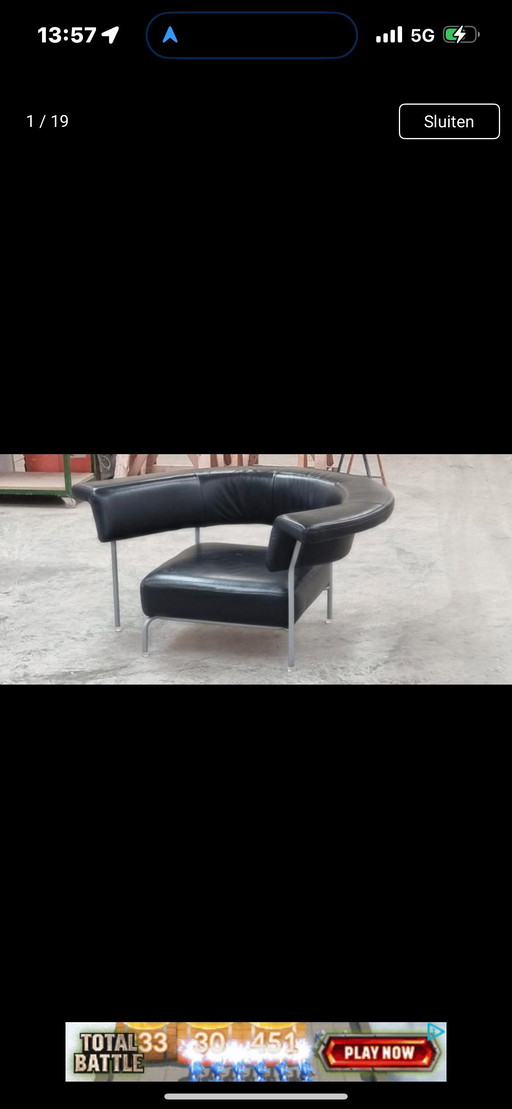 Ego Form Loveseat Tullip + Kartell Lampe + Eileen Gray Tisch