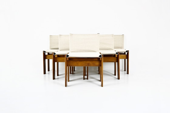 Image 1 of Sedie da pranzo Monk di Afra & Tobia Scarpa per Molteni, anni Settanta, set di 6