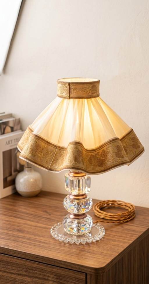 Vintage glass lamp