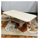 Table basse en travertin