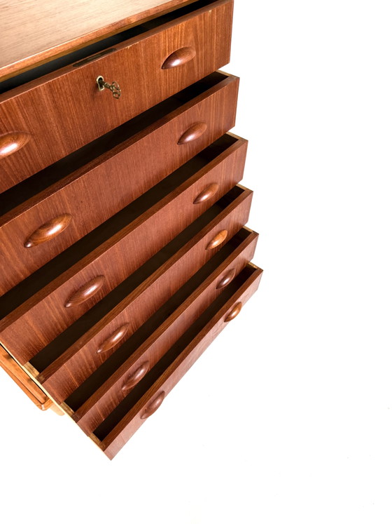 Vintage Danish Teak Chest of Drawers ‘60 – Wood (photo 8 of 9)