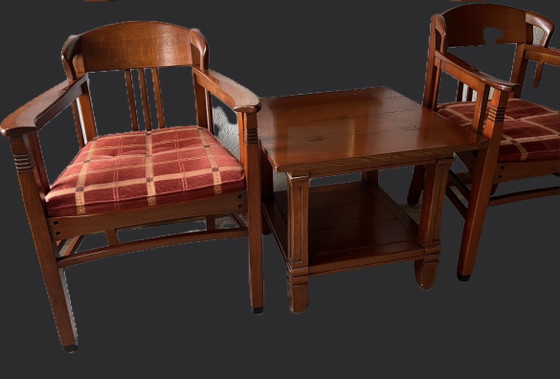 Image 1 of Schuitema jugendstil eetkamer armstoelen 