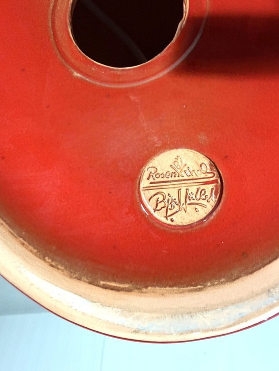 Image 1 of Bjørn Wiinblad ceramic table lamp by for Rosenthal Germany