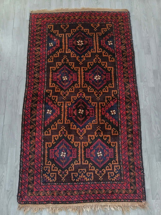Image 1 of Alfombra baluch afgana hecha a mano