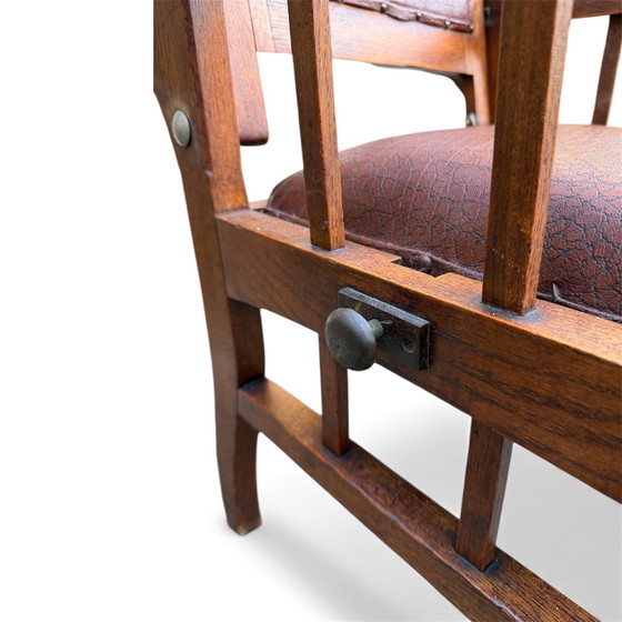 Image 1 of Vintage Kappersstoel ca.1910