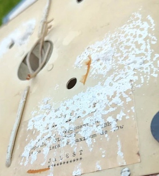 Image 1 of Mid Century Modern Ceiling lamp - teak and perspex, 50s - JALEST