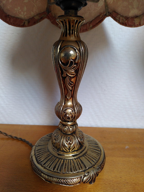 Image 1 of Coppia di lampade antiche, base in bronzo