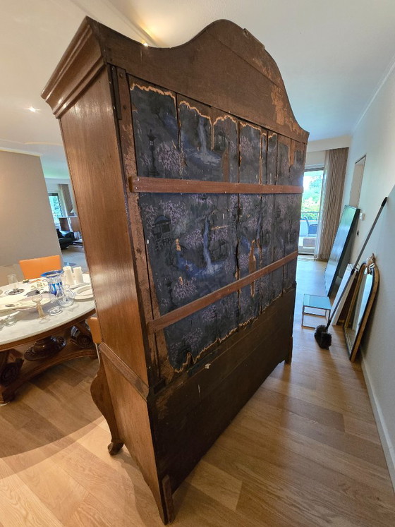 Imposanter antiker holländischer Eichenschrank mit Bombe-Unterteil – &Tradition, Kleiderschränke, Wood (photo 5 of 5)